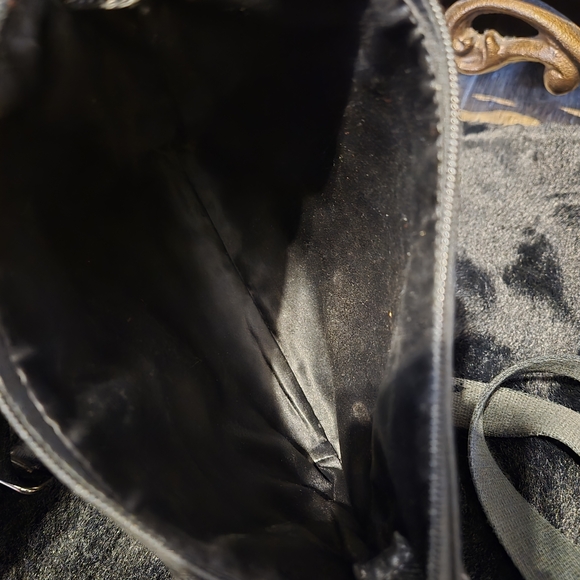 Coach Penelope Turn Lock Crossbody Black Leather - Picture 7 of 7